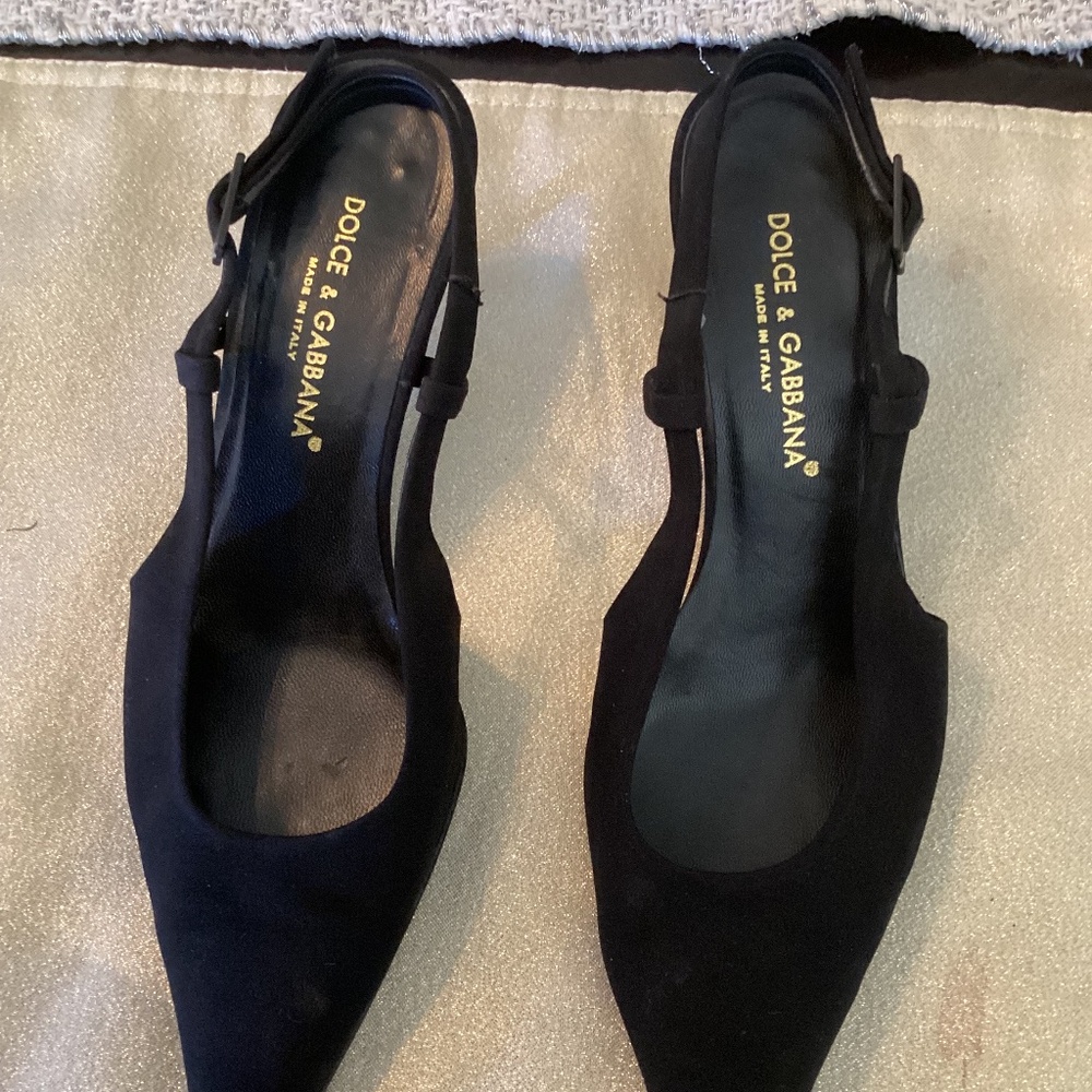Dolce Gabbana kitten heel pumps
